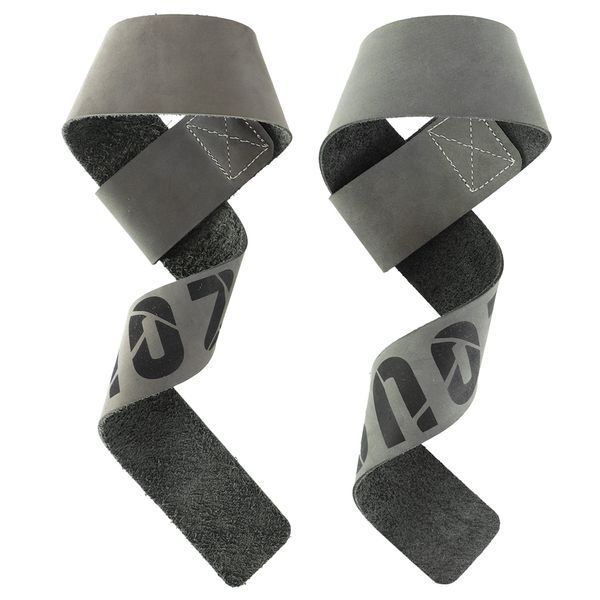 Лямки для тяги LEATHER LIFTING STRAP EZOUS B-08 2шт серый B-08 фото
