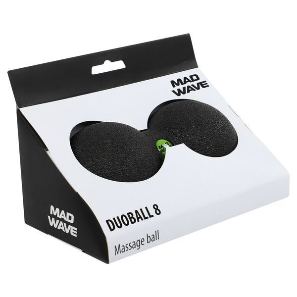 Мяч массажный двойной для МФР и самомассажа Duoball MadWave M139116101W o8см черный M139116101W фото