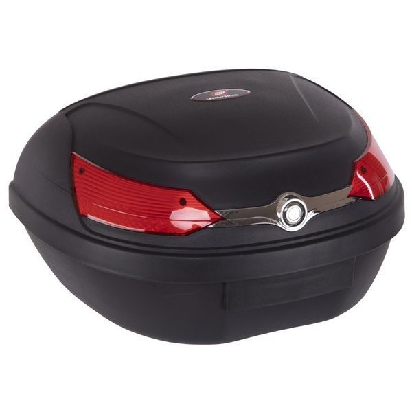 Кофр центральный задний для мотоцикла пластиковый Top Case YUNMING ZJH-0818 1шт 44x32x60см черный-красный ZJH-0818 фото