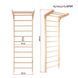Шведская стенка с несъёмным турником деревянная SP-Planeta Kinder Wood-1-240 L-6791 дерево L-6791 фото 9