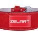 Пояс для пауэрлифтинга кожаный Zelart SB-165159 спинка-10см размер-XS-XXL красный SB-165159 фото 5