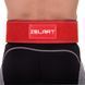 Пояс для пауэрлифтинга кожаный Zelart SB-165159 спинка-10см размер-XS-XXL красный SB-165159 фото 10