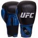 Перчатки боксерские на липучке PU UFC PRO Compact UHK-75001 S-M синий-черный UHK-75001 фото 1