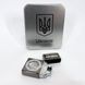 Дугова електроімпульсна запальничка USB Україна металева коробка HL-447. Колір: чорний ws76852-1 фото 14