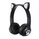 Беспроводные наушники с кошачьими ушками и RGB подсветкой Cat VZV 23M. Цвет: черный ws53257 фото 15