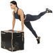 Бокс плиометрический тумба для кроссфита Плиобокс Wood Plyo box Zelart FI-4884-1 1шт 60см черный FI-4884-1 фото 14
