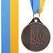 Медаль спортивная с лентой SP-Sport UKRAINE с украинской символикой C-9294 o5см золото, серебро, бронза C-9294 фото 7
