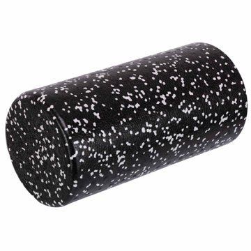 Роллер массажный цилиндр гладкий 30см Zelart FI-7201-30 черный-белый FI-7201-30 фото