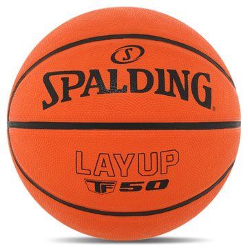 Мяч баскетбольный резиновый SPALDING LAYUP TF-50 84332Z размер 7 оранжевый 84332Z фото
