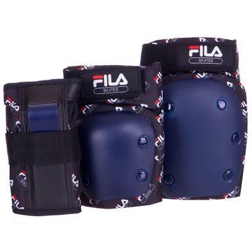 Защита для роликов детская наколенники налокотники перчатки FILA 6075111 S-L цвета в ассортименте M (12-16 лет) 6075111 фото