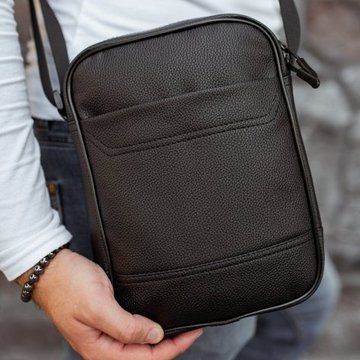 Мессенджер классический из экокожи текстурный ws55767 фото