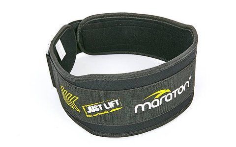 Пояс атлетический текстильный MARATON 169007 спинка-10см размер-S-XL черный 169007 фото