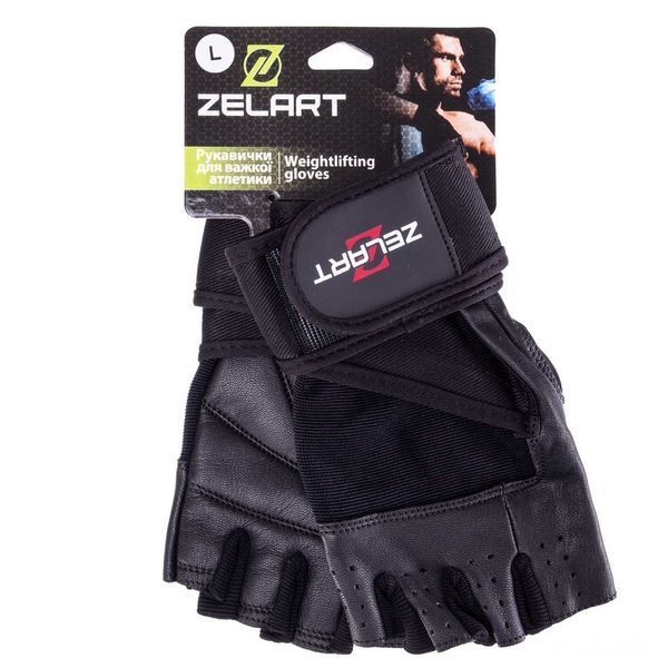 Перчатки для фитнеса и тяжелой атлетики Zelart SB-161094 S-XXL черный XL SB-161094 фото