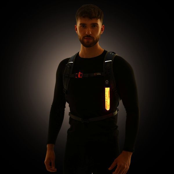 Брелок-фликер светящийся светоотражающий LED с карабином SEEYU 1P02 20x3,5см 1P02 фото