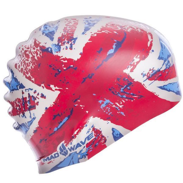 Шапочка для плавания силиконовая для взрослых MadWave UK M055515 красный M055515 фото