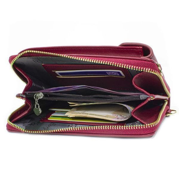 Женский кошелек Baellerry N8591 Red сумка-клатч для телефона денег банковских карт ws61726 фото