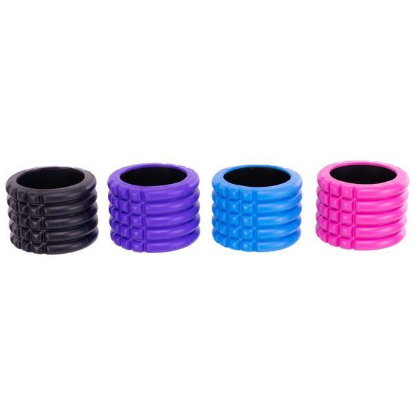 Роллер массажный цилиндр (ролик мфр) 10см Grid Roller Mini Zelart FI-5716 цвета в ассортименте FI-5716 фото