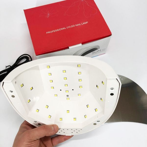 Сушарка для нігтів Sun one nail lamp FD77-1 Лампа для манікюру гель лаком Світлодіодна сушарка для нігтів ws75277 фото