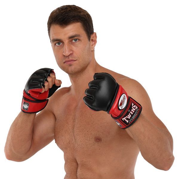 Перчатки для смешанных единоборств MMA TWINS GGL-4 M-XL цвета в ассортименте L GGL-4 фото