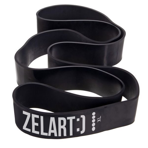 Резина петля для подтягиваний и тренировок лента силовая Zelart POWER BANDS FI-0889-5 29-79кг черный FI-0889-5 фото