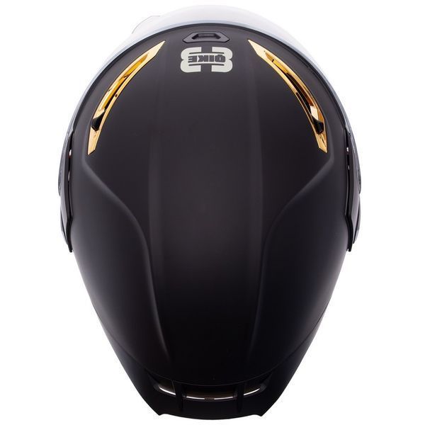 Мотошлем модуляр (flip-up) QKE M-8525 M-XL черный M M-8525 фото