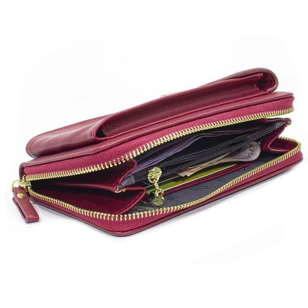 Женский кошелек Baellerry N8591 Red сумка-клатч для телефона денег банковских карт ws61726 фото