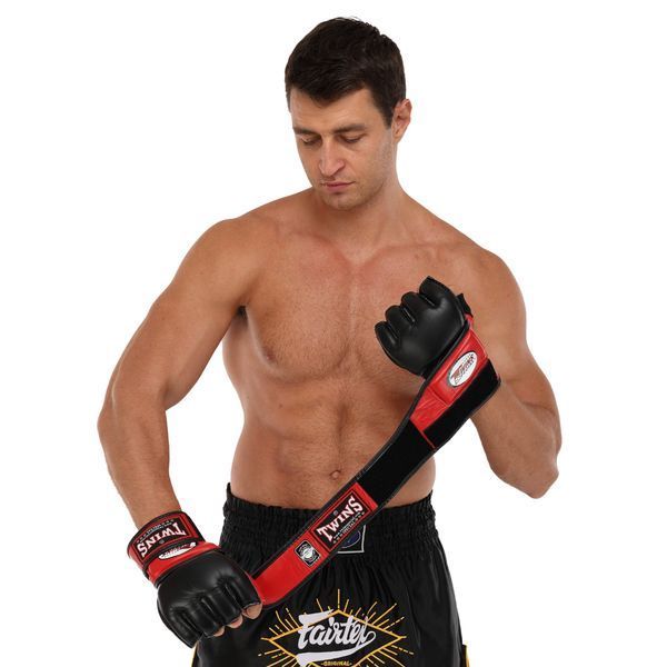 Перчатки для смешанных единоборств MMA TWINS GGL-4 M-XL цвета в ассортименте L GGL-4 фото