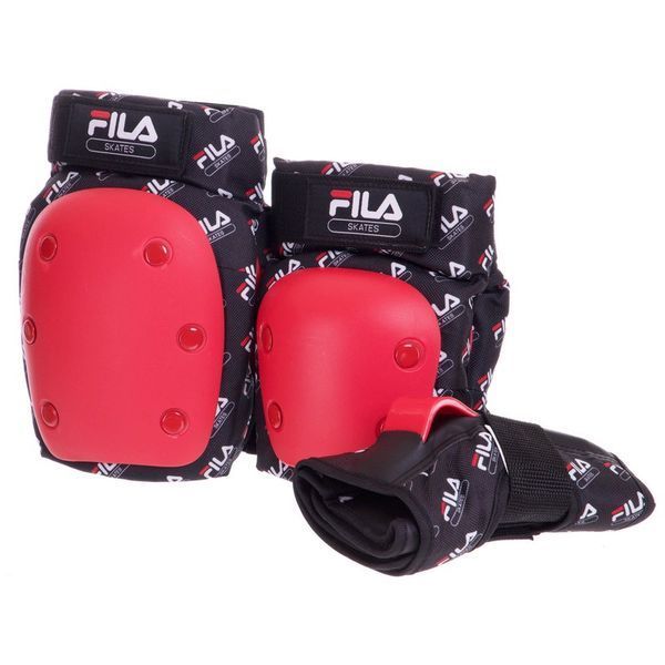 Защита для роликов детская наколенники налокотники перчатки FILA 6075111 S-L цвета в ассортименте M (12-16 лет) 6075111 фото