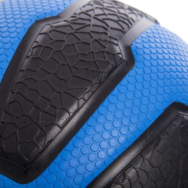 Медбол м'яч медичний Medicine Ball Zelart FI-0898-8 8кг чорний-блакитний FI-0898-8 фото