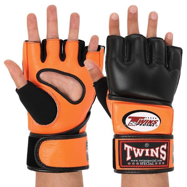 Перчатки для смешанных единоборств MMA TWINS GGL-4 M-XL цвета в ассортименте L GGL-4 фото