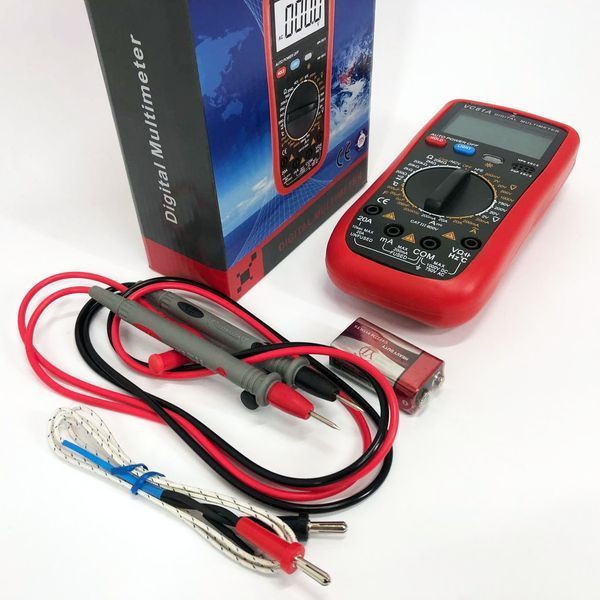 Цифровой Мультиметр VC61A DIGITAL мультитестер тестер, тестер для измерения напряжения ws85387 фото
