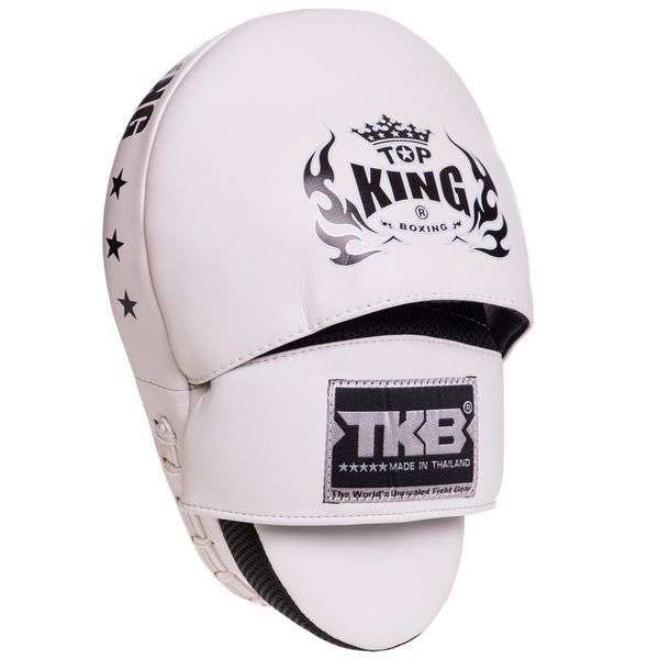 Лапа боксерская изогнутая тренировочная кожа TOP KING Super TKFMS 26x18x9см 2штуки цвета в ассортименте TKFMS фото