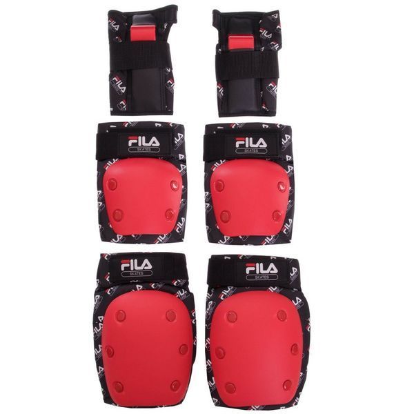 Защита для роликов детская наколенники налокотники перчатки FILA 6075111 S-L цвета в ассортименте M (12-16 лет) 6075111 фото