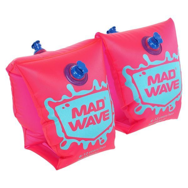 Нарукавники для плавания детские надувные 2шт MadWave M075603 2-12 лет цвета в ассортименте 2-6 лет M075603 фото