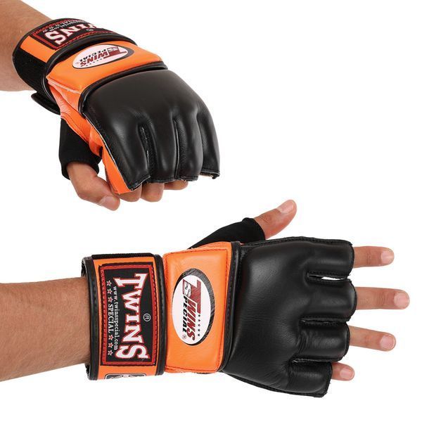 Перчатки для смешанных единоборств MMA TWINS GGL-4 M-XL цвета в ассортименте L GGL-4 фото