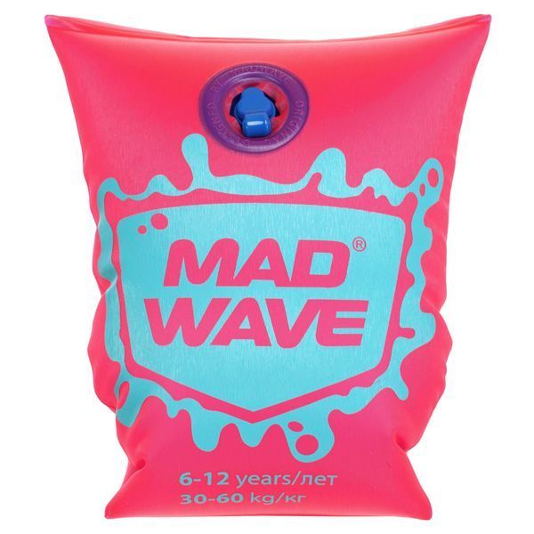 Нарукавники для плавания детские надувные 2шт MadWave M075603 2-12 лет цвета в ассортименте 2-6 лет M075603 фото