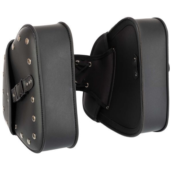 Кофри бокові для мотоцикла зі шкірозамінника SP-Sport HL611 2шт 32x26x20см чорний HL611 фото