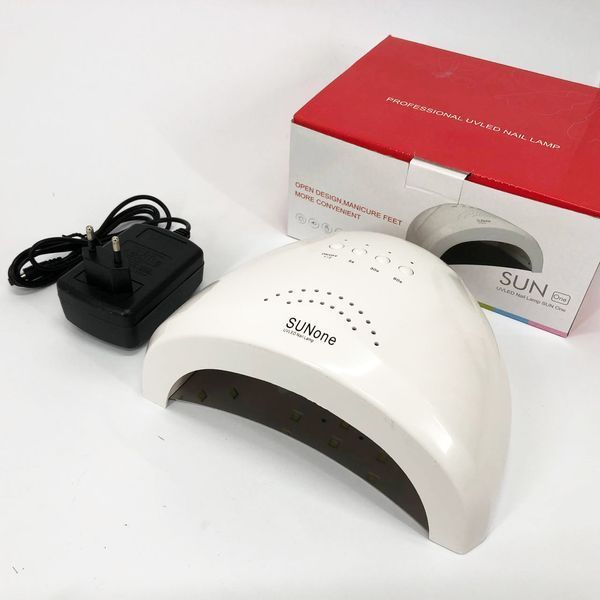 Сушарка для нігтів Sun one nail lamp FD77-1 Лампа для манікюру гель лаком Світлодіодна сушарка для нігтів ws75277 фото
