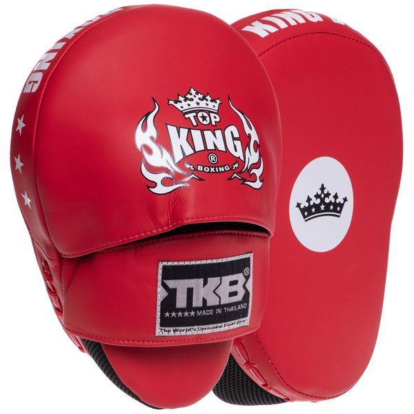 Лапа боксерская изогнутая тренировочная кожа TOP KING Super TKFMS 26x18x9см 2штуки цвета в ассортименте TKFMS фото