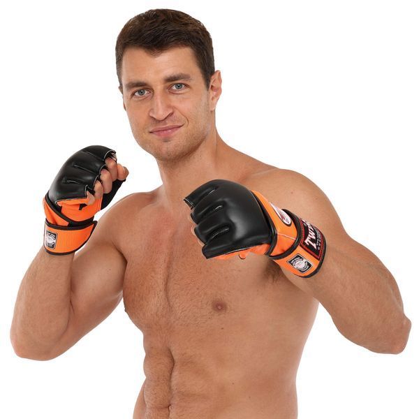 Перчатки для смешанных единоборств MMA TWINS GGL-4 M-XL цвета в ассортименте L GGL-4 фото