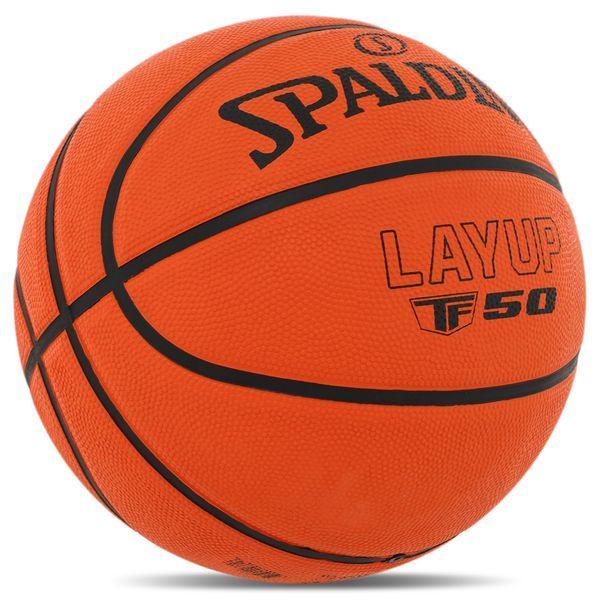 Мяч баскетбольный резиновый SPALDING LAYUP TF-50 84332Z размер 7 оранжевый 84332Z фото