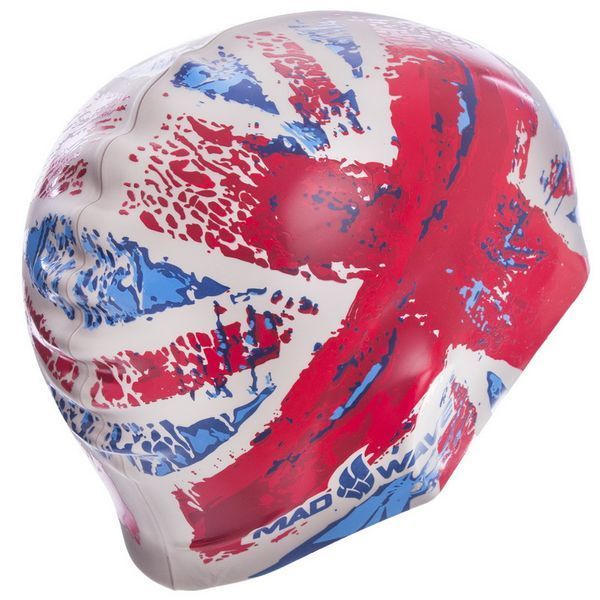 Шапочка для плавания силиконовая для взрослых MadWave UK M055515 красный M055515 фото