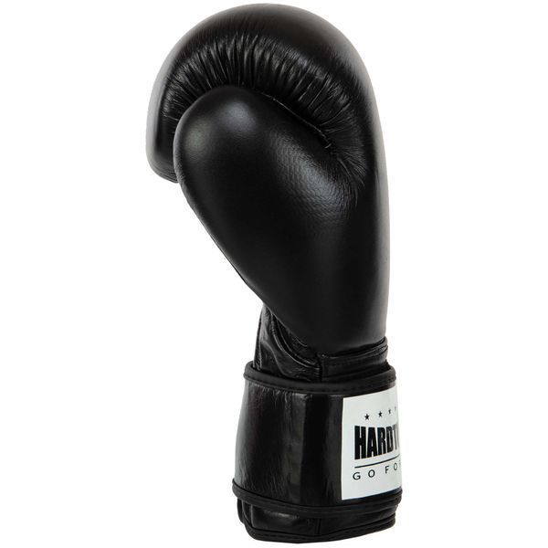 Рукавиці боксерські на липучці шкіряні HARD TOUCH BO-7714 10-14унцій кольори в асортименті 14 унції BO-7714 фото