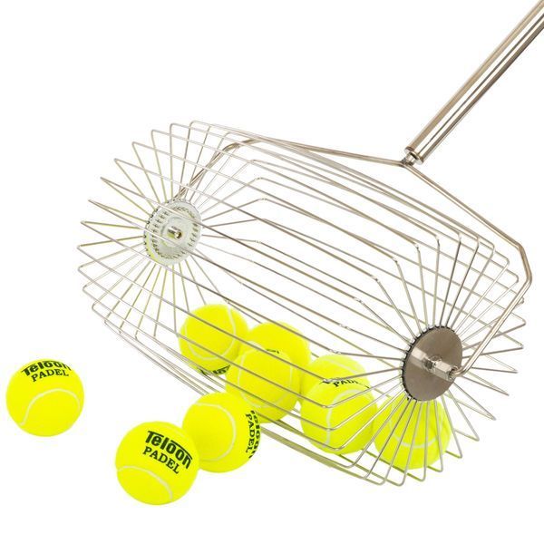 Машина-кошик для збору тенісних м'ячів TENNIS BALL CART TELOON TL-5923 чорний TL-5923 фото