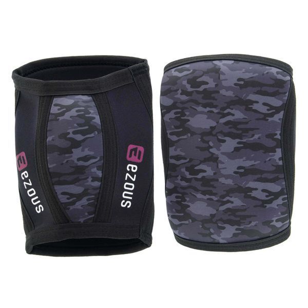 Наколенники для приседа и пауэрлфтинга 2штуки CROSSFIT KNEECAP EZOUS A-05 камуфляж р. S A-05 фото