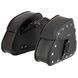 Кофри бокові для мотоцикла зі шкірозамінника SP-Sport HL611 2шт 32x26x20см чорний HL611 фото 5