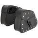 Кофри бокові для мотоцикла зі шкірозамінника SP-Sport HL611 2шт 32x26x20см чорний HL611 фото 3