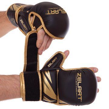 Перчатки Крабы спаринговые для MMA Zelart BO-3393 S-XL цвета в ассортименте L BO-3393 фото