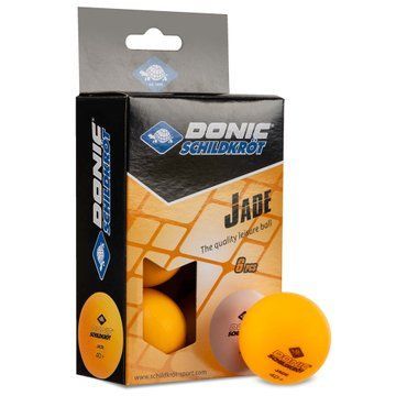 Набор мячей для настольного тенниса DONIC JADE 40+ MT-618378 6шт оранжевый MT-618378 фото