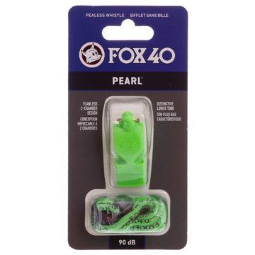 Свисток спортивный судейский пластиковый со шнурком PEARL FOX40-PEARL цвета в ассортименте FOX40-PEARL фото